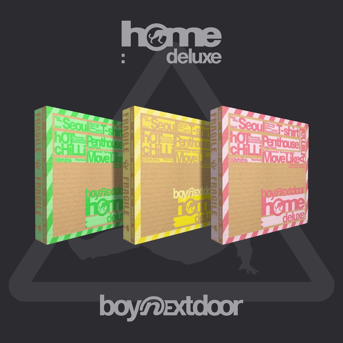 BOYNEXTDOOR [HOME: DELUXE] standard edition — HAZE, OVERDRIVE and SPARK versions
