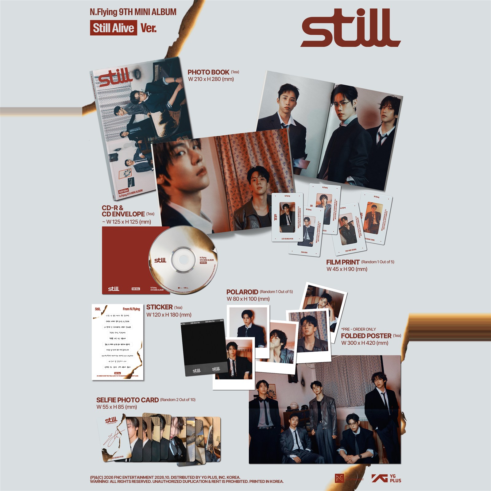 N.Flying [Still] Photobook Ver. - Still Alive pack shot