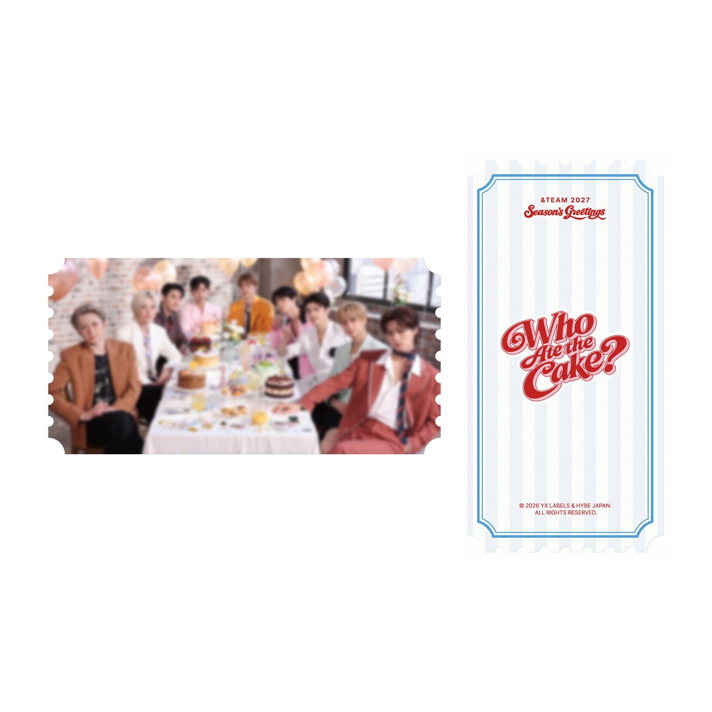 First-press distributor bonus - original ticket (group cut)