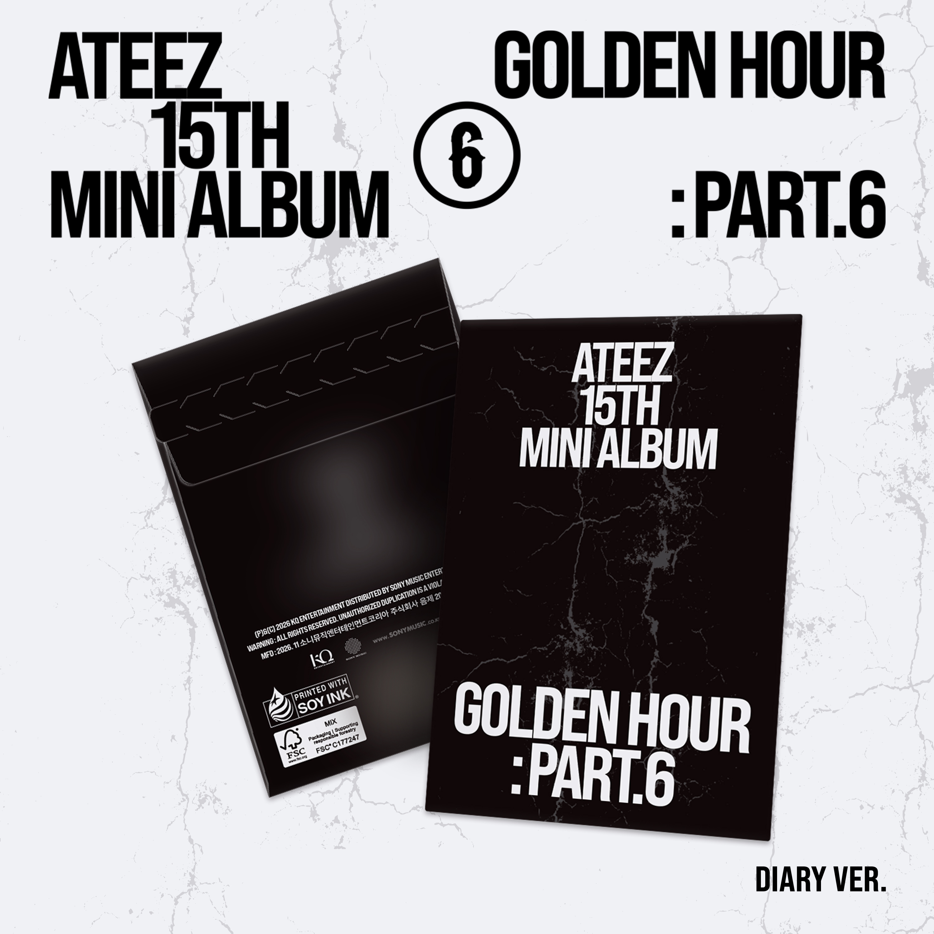 ATEEZ GOLDEN HOUR : Part.6 POCAALBUM DIARY Ver.