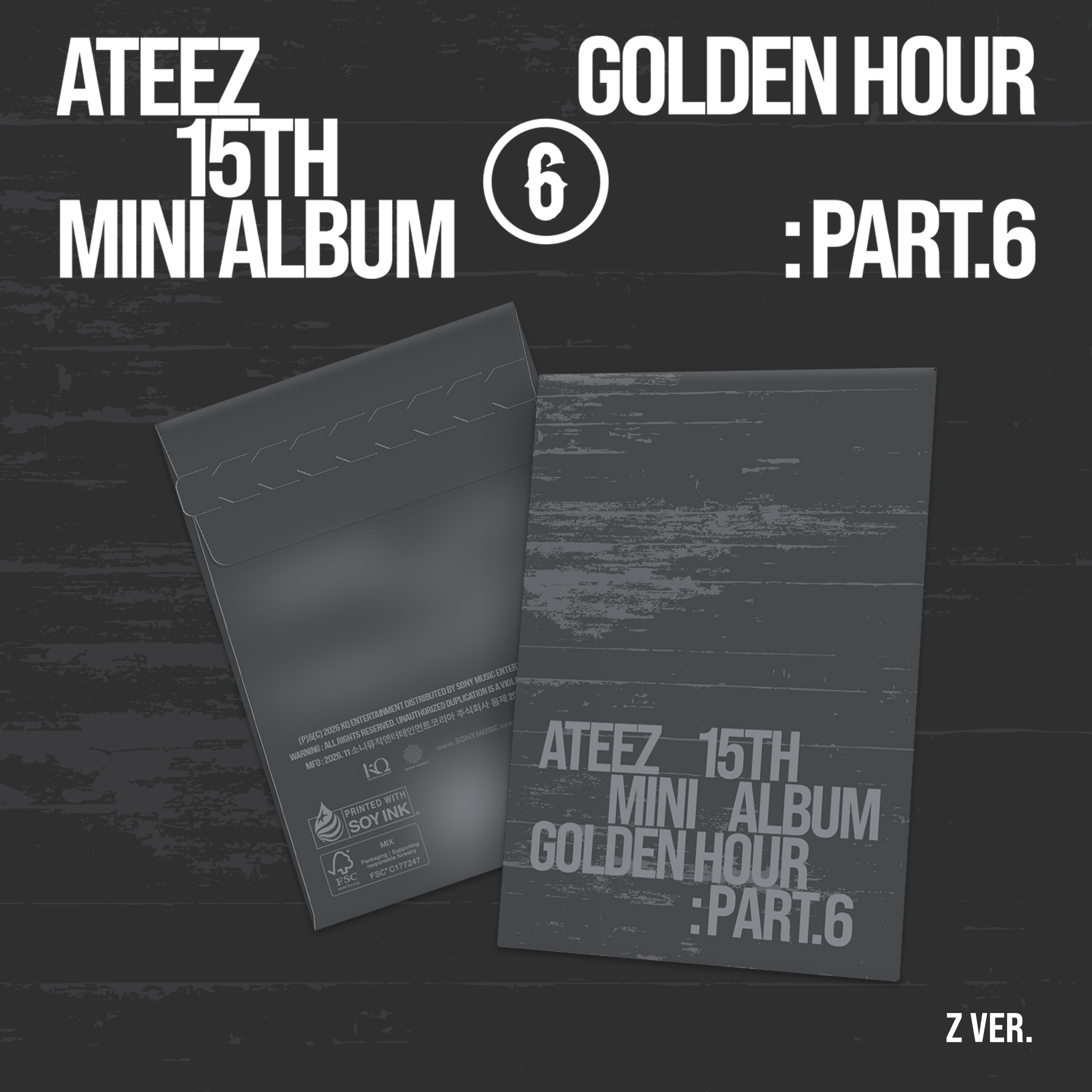 ATEEZ GOLDEN HOUR : Part.6 POCAALBUM Z Ver.