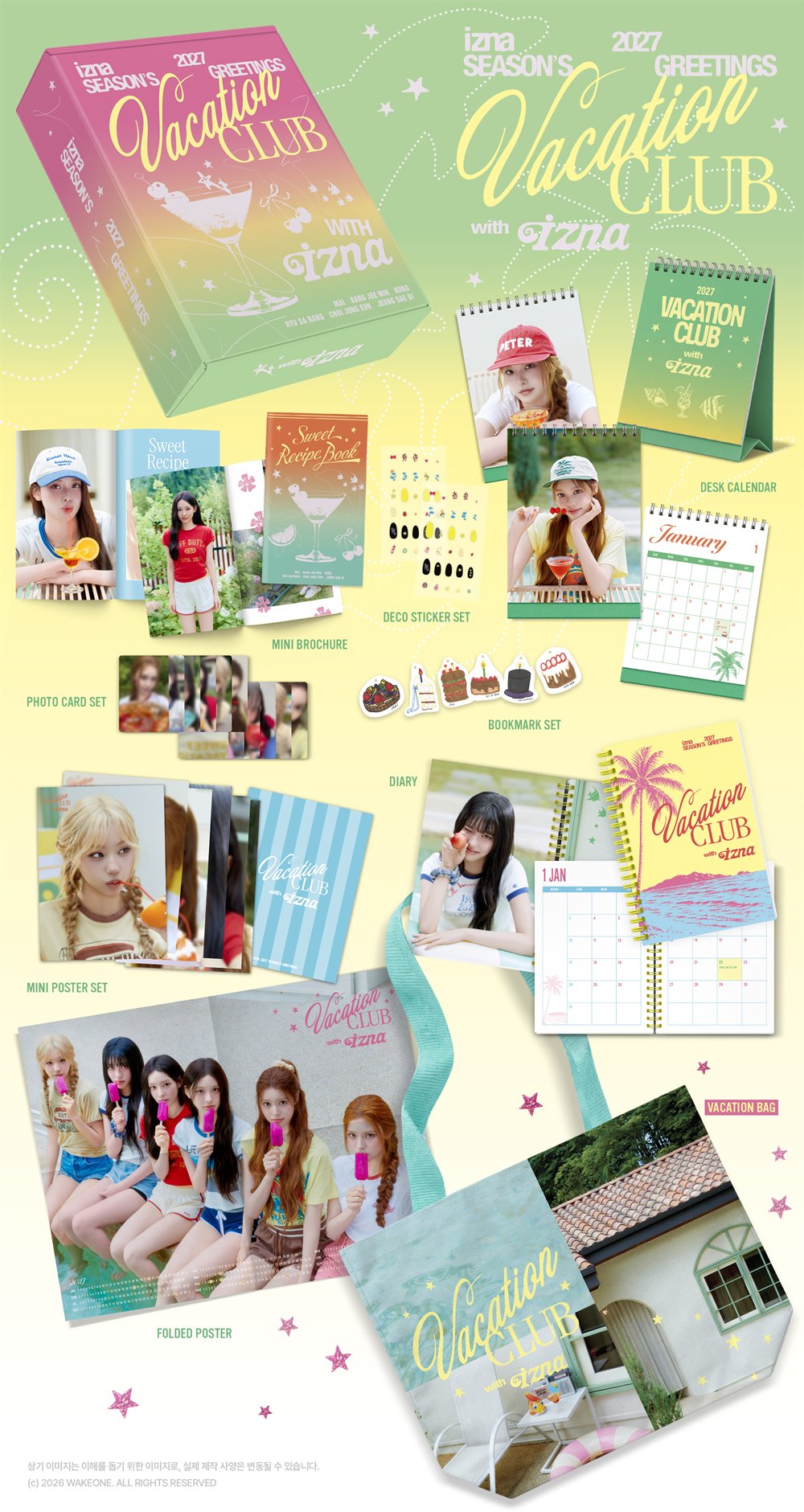 izna 2027 SEASON'S GREETINGS [VACATION CLUB with izna]