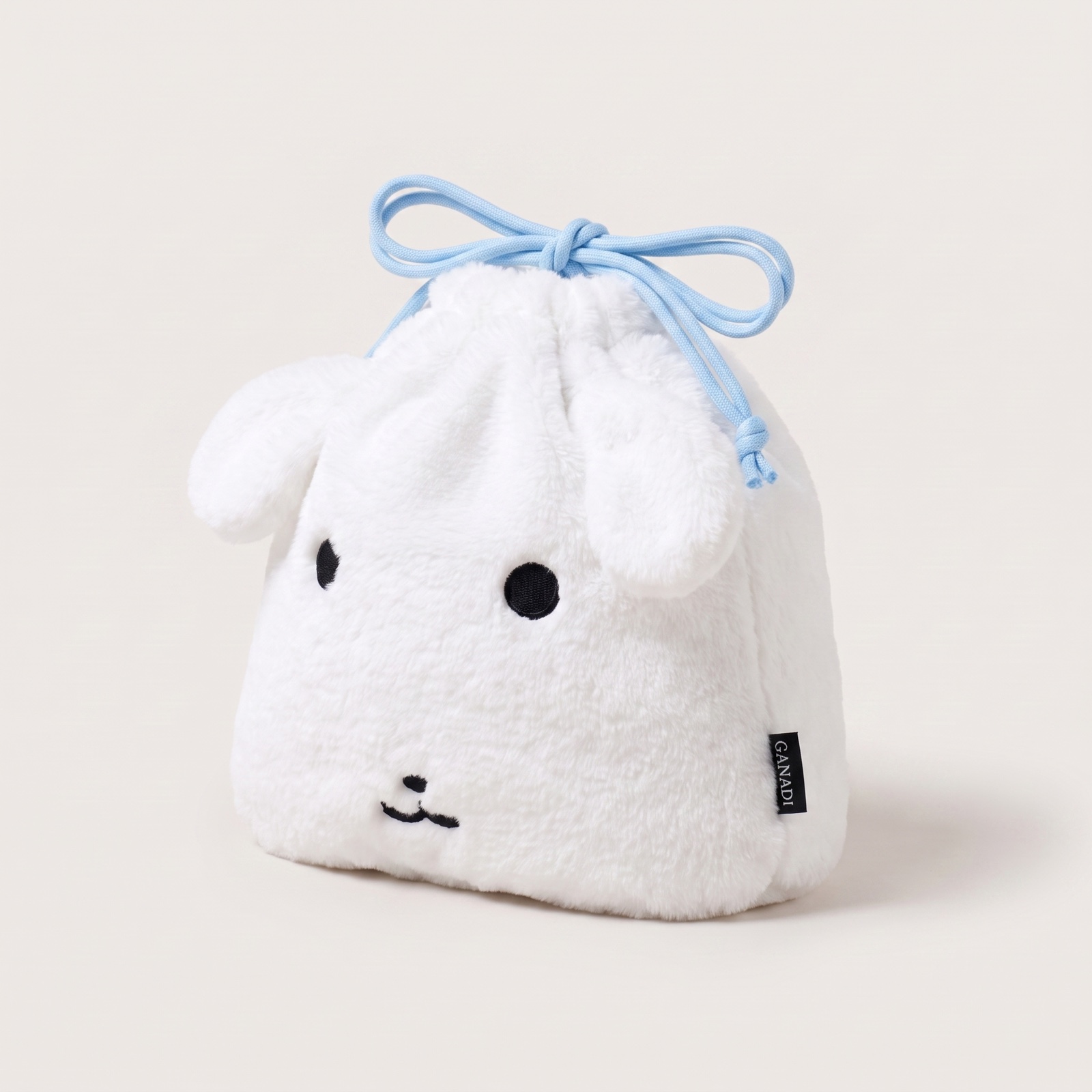 GANADI pouch three-quarter angle with tied bow